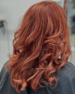 copper hair Hertford Hair Salon